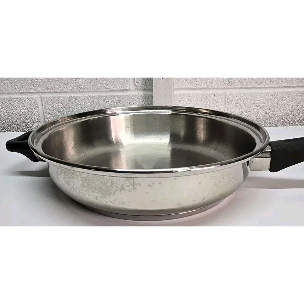 T304 Surgical Stainless Waterless Greaseless 11.5”Saute Pan